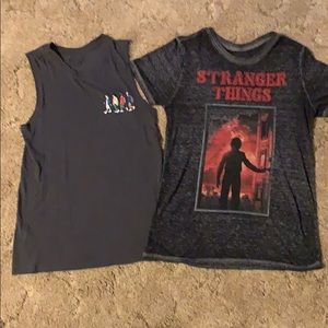XS stranger things shirts